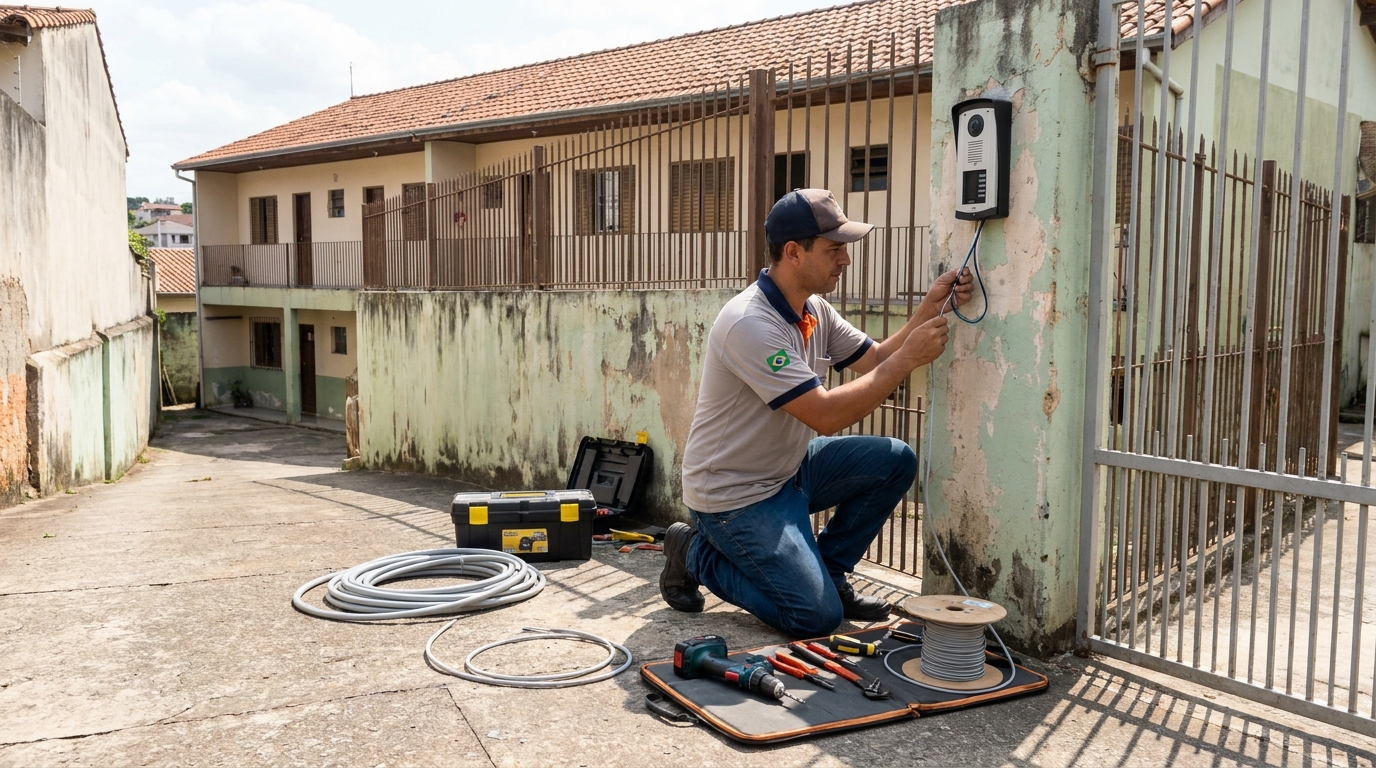 Instalacao de interfone residencial em Suzano‑SP