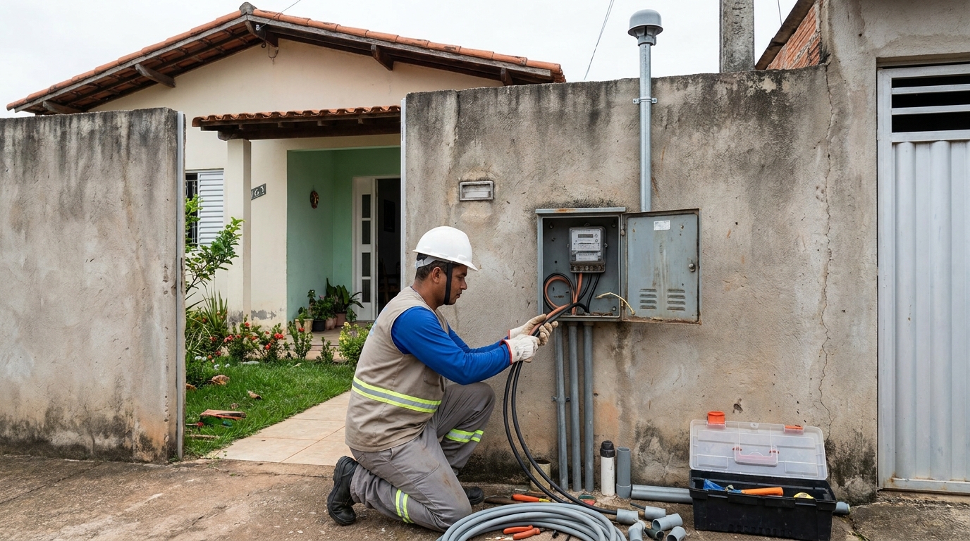Instalacao de padrao de energia em Suzano‑SP